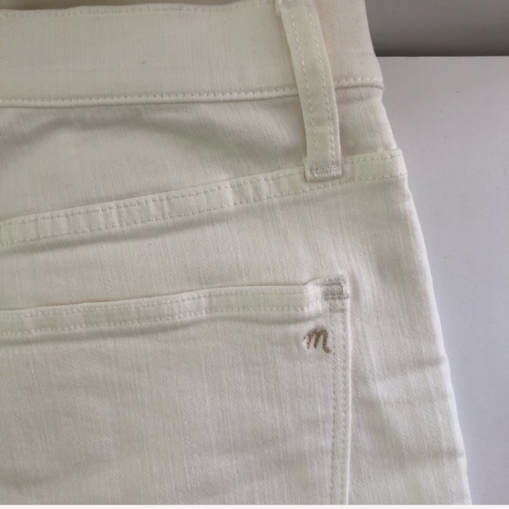 Madewell | Skinny Skinny Off-White Denim Jeans - Picture 8 of 10